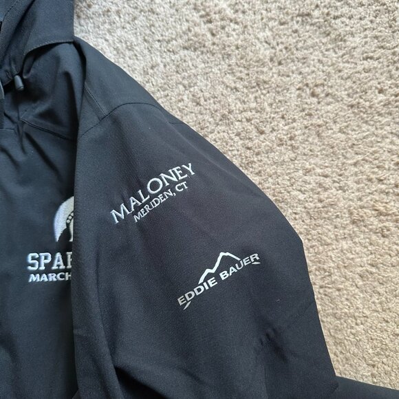 Eddie Bauer Jacket Mens Medium First Ascent Weatheredge Plus Spartans Marching - Picture 12 of 16
